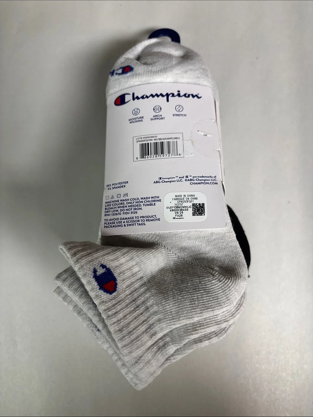 New Champion Socks Women’s 10 Pair Performance Quarter Socks Casual Activewear